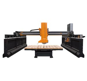 máquina de corte com faca rotativa