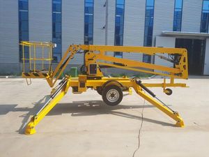 plataforma elevatória articulada rebocável