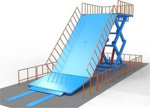 plataforma elevatória tipo tesoura hidráulica