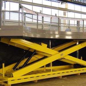 plataforma elevatória tipo tesoura para oficina