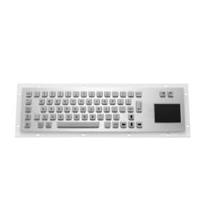 teclado em aço inoxidável