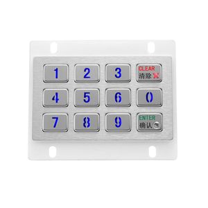 teclado numérico retroiluminado