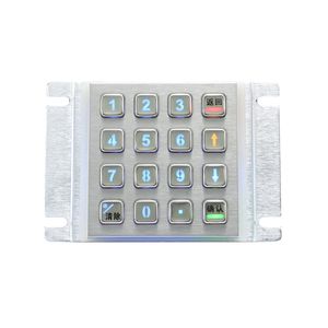 teclado numérico retroiluminado