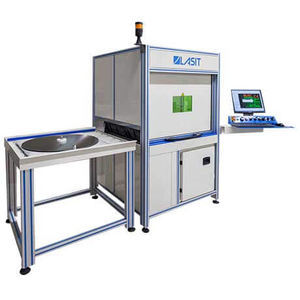 sistema de carga e descarga para máquina de marcação a laser