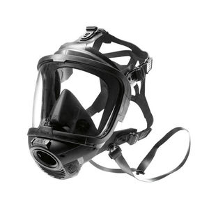 máscara de proteção com ventilação assistida