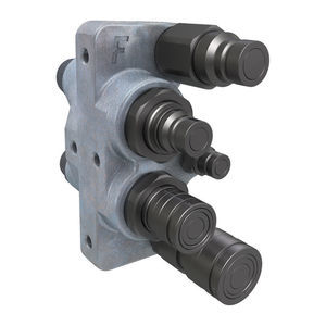 bloco manifold hidráulico de 5 vias