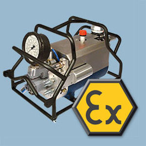 unidade hidráulica com motor pneumático