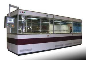 máquina de limpeza com solvente