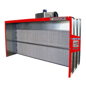cabine de pintura aberta 1