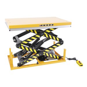 mesa elevatória de dupla tesoura