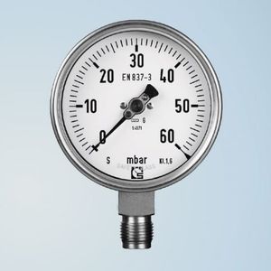manômetro com mostrador analógico