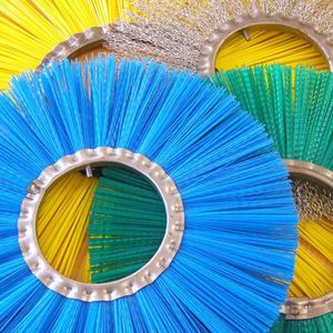 escova circular / de limpeza / em polipropileno / para varredeira