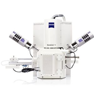 microscópio eletrônico de varredura com feixe de íon focalizado