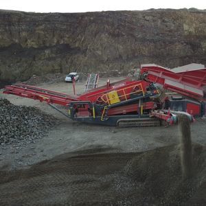 peneira trituradora para peneiramento a seco