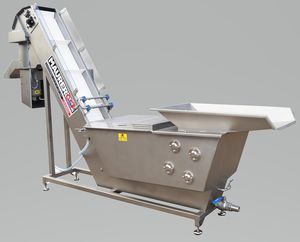 lavadora agroalimentar para legumes / para fruta / de esteira