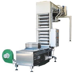 caçamba para elevador em material plástico