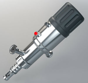suporte de sonda retrátil