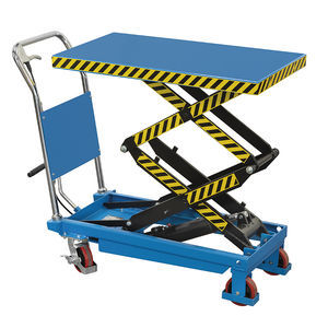 mesa elevatória de dupla tesoura