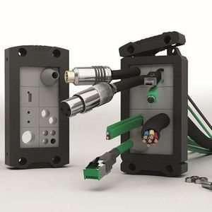 sistema de entrada de cabos modular