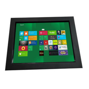 monitor montado em suporte