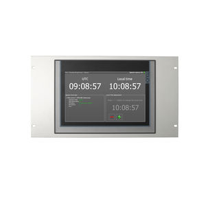 painel de controle da hora a bordo