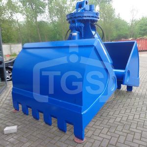 Caçamba de mandíbula hidráulica