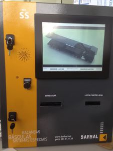 terminal de comando de autoatendimento