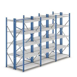estante industrial para corredores estreitos