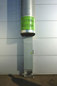 porta de acesso restrito a escada em aço galvanizado 1