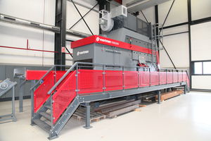 Jateadora de Granalha de Rolos