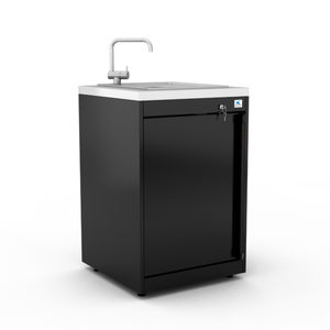 mesa de trabalho em aço inoxidável