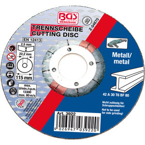 Disco de corte para aço