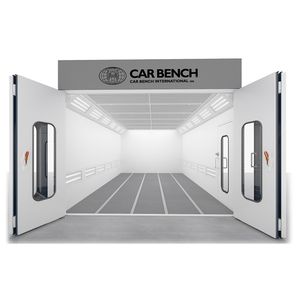 cabine de pintura fechada