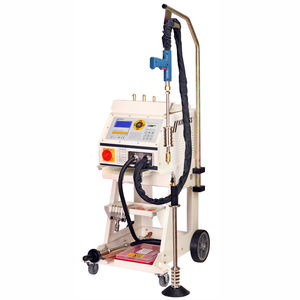 sistema de reparação de carrocerias de veículos com carrinho 1