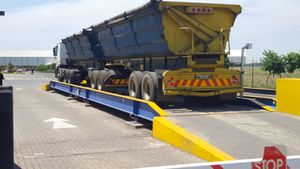 ponte-báscula para caminhão