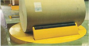 rampa niveladora para bobinas de papel 1