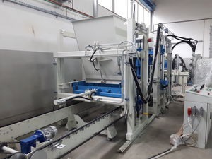 máquina de fabricação de blocos em concreto