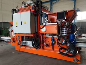 máquina de fabricação de blocos em concreto
