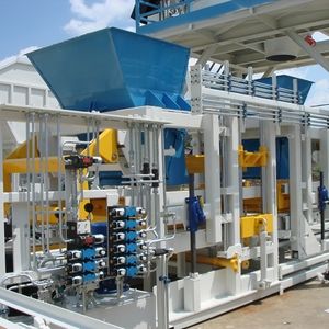 máquina de fabricação de blocos em concreto