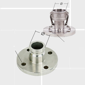 flange em aço inoxidável