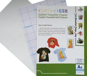 papel transfer a jato de tinta