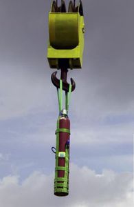 elevador-virador para botijão de gás