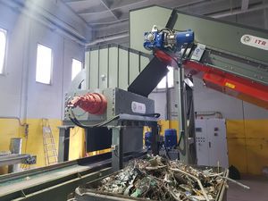abridor de fardos automático