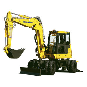 escavadeira Midi / de rodas / Tier 4 intermédio / para construção civil
