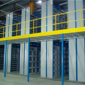 mezanino industrial com sistema de organização 1