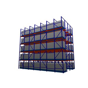 estante industrial para paletes compactas
