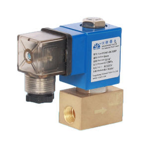 válvula solenoide com rosca