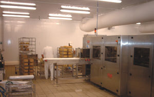 máquina porcionadora de queijo de pasta dura