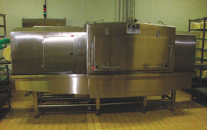 máquina de furar queijo