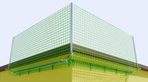 rede de proteção contra quedas para obras